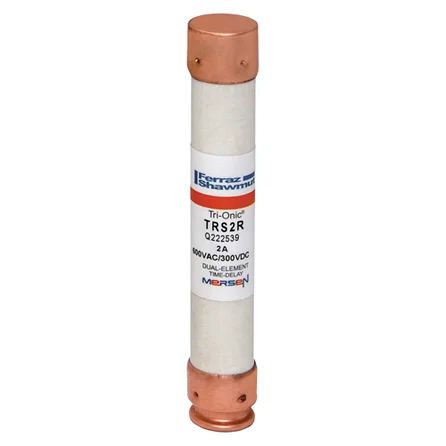 Mersen TRS2R | Fuse TRS-R - Class RK5 - Time-Delay 600VAC 600VDC 2A Ferrule Tri-Onic