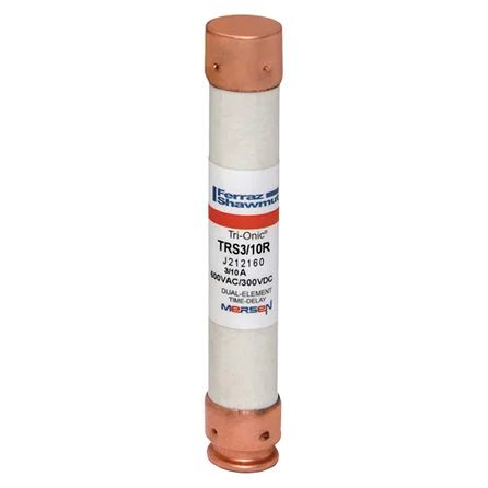 Mersen TRS3/10R | Fuse TRS-R - Class RK5 - Time-Delay 600VAC 600VDC 0.3A Ferrule Tri-Onic