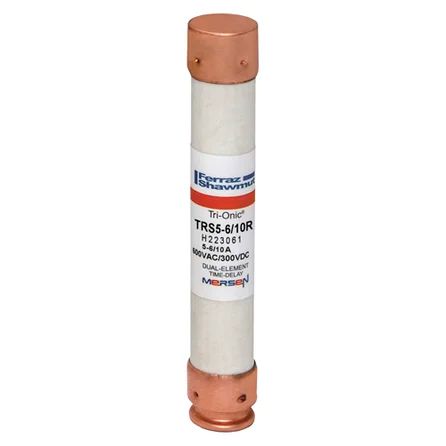 Mersen TRS5-6/10R | Fuse TRS-R - Class RK5 - Time-Delay 600VAC 600VDC 5.6A Ferrule Tri-Onic