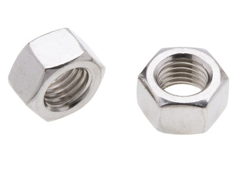 Metallics Inc JSN11 | Hex Nut, Imperial, No. 8-32, Coarse Thread, Stainless Steel, 18-8 Grade
