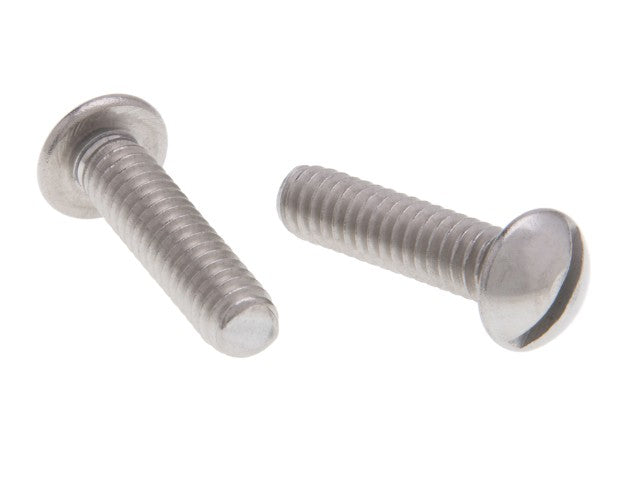 Metallics Inc JSRM30 | Machine Screw, Imperial, Round Head, Coarse Thread, Right Hand Thread, Slotted Drive