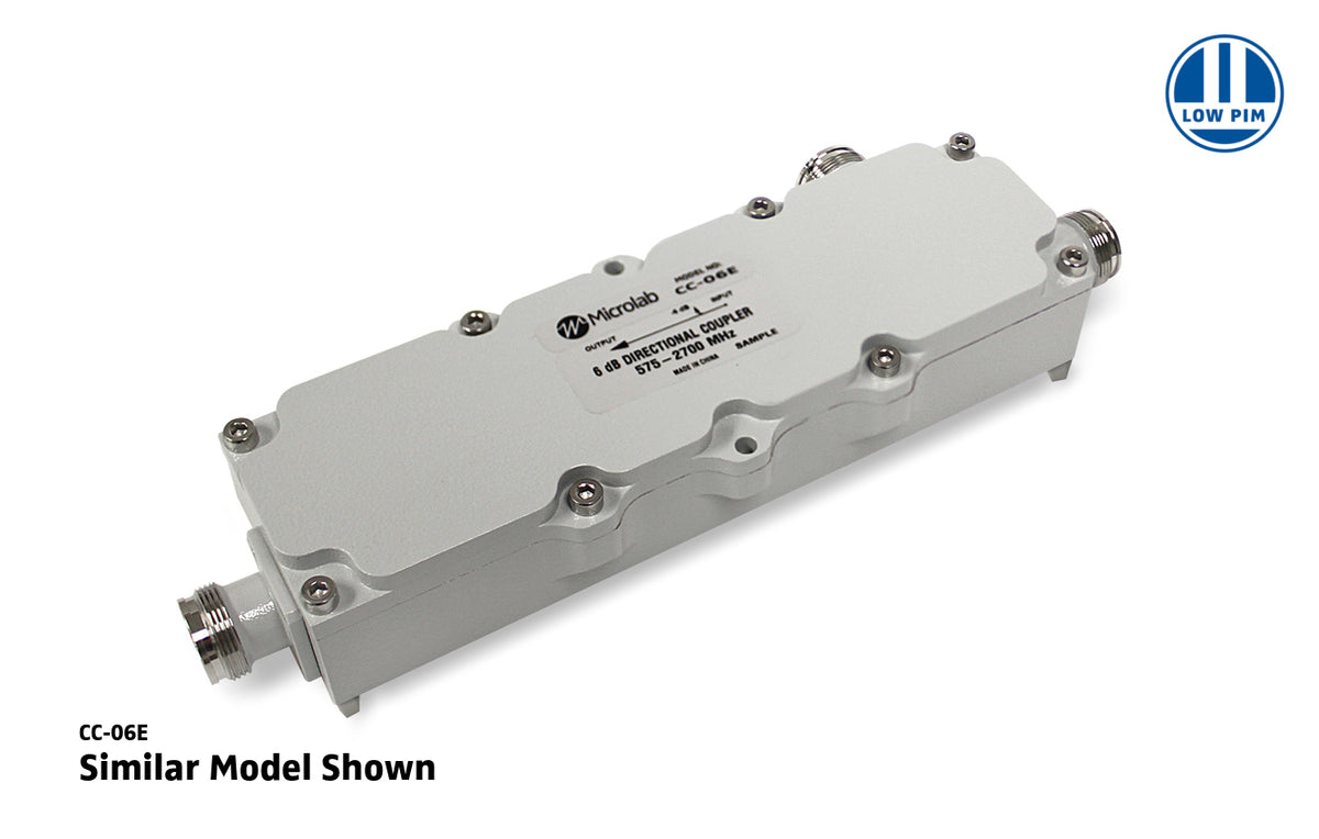 Microlab/FXR CC-15E | Directional Coupler, 15 dB, 575–2700 MHz, 300 W, ?161 dBc, 4.3-10, IP67