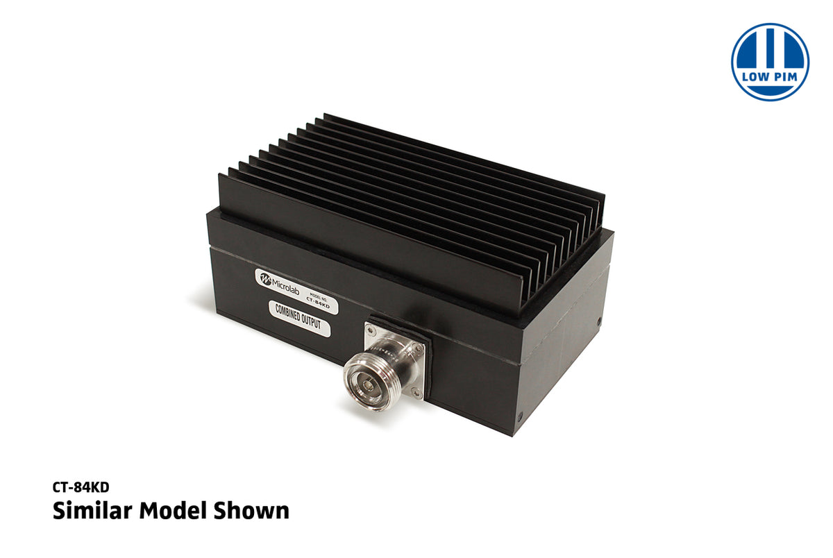 Microlab/FXR CT-84KE | 2×1 Hybrid Combiner, 617–2700 MHz, 160 W, ?161 dBc, 4.3-10, IP68