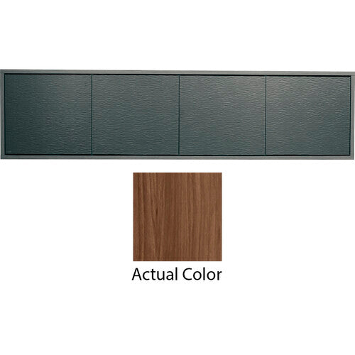 Middle Atlantic C3C4D2MSTSAZP001 | Credenza (4-Bay, 10 x 24" Wood Frame, Sienna TLAM)