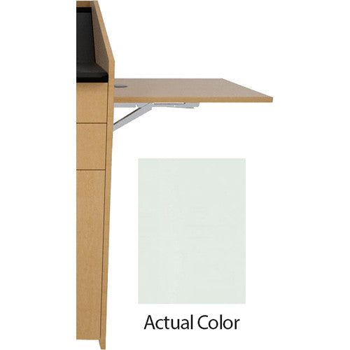 Middle Atlantic L5-FS-TGA | L5 Flip-Up Shelf for L5 Lecterns (Thermolaminate, Gray Ash)