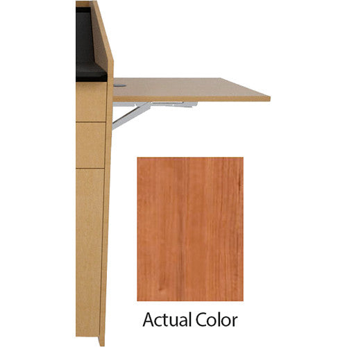 Middle Atlantic L5-FS-THN | L5 Flip-Up Shelf for L5 Lecterns (Thermolaminate, Hazelnut Maple)