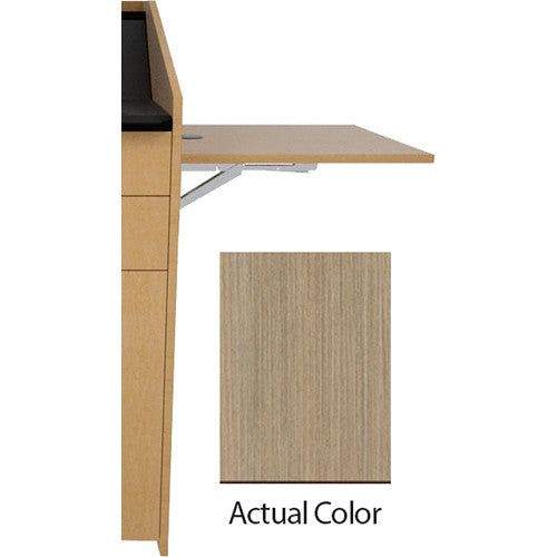 Middle Atlantic L5-FS-TIS | L5 Flip-Up Shelf for L5 Lecterns (Thermolaminate, Ibis)