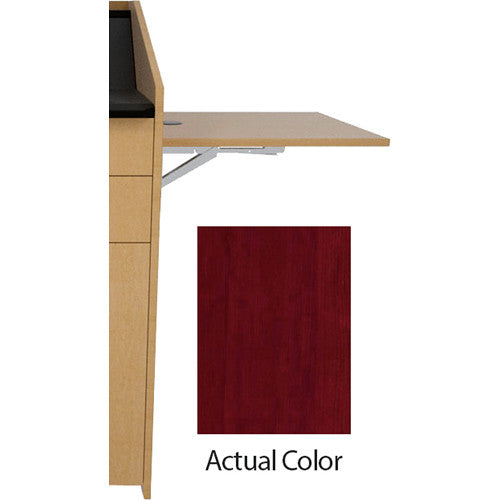 Middle Atlantic L5-FS-TNA | L5 Flip-Up Shelf for L5 Lecterns (Thermolaminate, Napa)