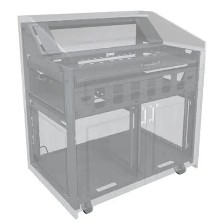 Middle Atlantic L5-TMHWS-23CB | L5 Series 23 Inch Wide Turret Millwork Drawings and Classic Bronze Hardware Kit