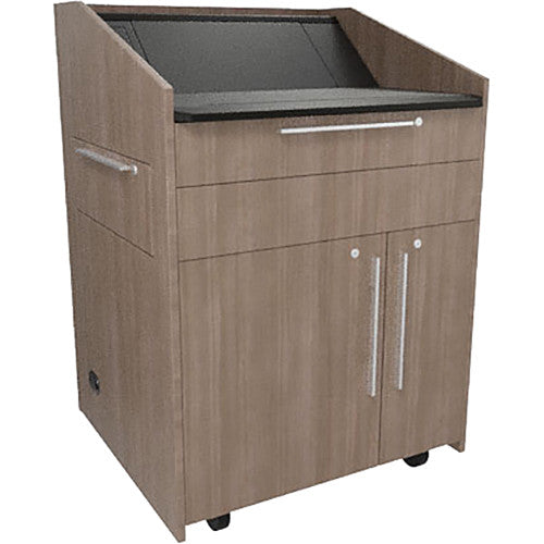 Middle Atlantic L5KBB2SEHA0ZP002 | L5 Series Preconfigured Lectern, 33" W x 31" D x 39" H