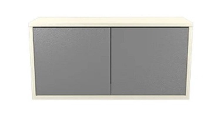 Middle Atlantic C3C2D2M6HD2ZP001 | 2 Bay 49" W x 32" H x 10" D Credenza with Argenta Aluminum Doors