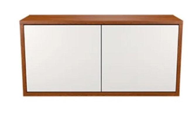 Middle Atlantic C3C2D2M7HB3ZP001 | 2 Bay 49" W x 32" H x 10" D Credenza with Frost White Gloss Doors