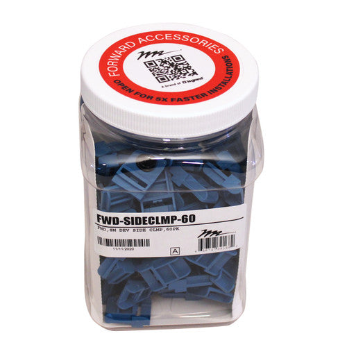 Middle Atlantic FWD-SIDECLMP-60 | Rack Accessories - Forward Sm Device Side Clamp, 60 Pack