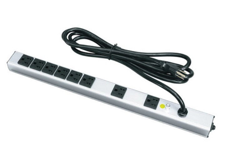 Middle Atlantic PWR8V | Essex Power Strip, 8 Outlets