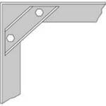 Middle Atlantic SC-Z4 | Seismic Floor Anchor Brackets For SC, SCQ, SCRK and SCQRK