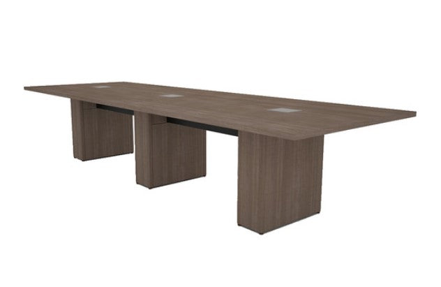 Middle Atlantic T5SFC1RSHA0ZP001 | Conference Table Sota Style 12' 5th Ave Elm HPL with Self Edge