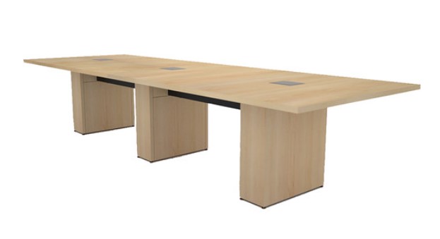 Middle Atlantic T5SFC1RSV04ZP001 | Conference Table, Sota Style 12', Sandy Maple Veneer with Self Edge