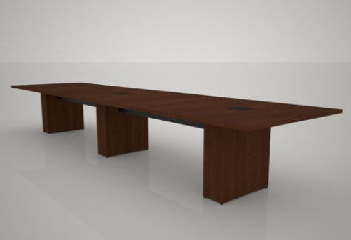 Middle Atlantic T5SHC1RSV01ZP001 | Conference Table Sota Style 16' Scarlett Cherry Veneer with Self Edge