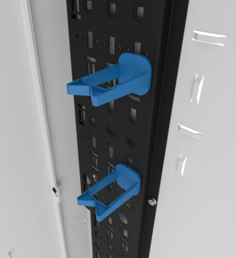 Middle Atlantic VWM-BPSD-3616-WT | VWM Series Split Door Back Pan 36" High 16" Deep White Finish