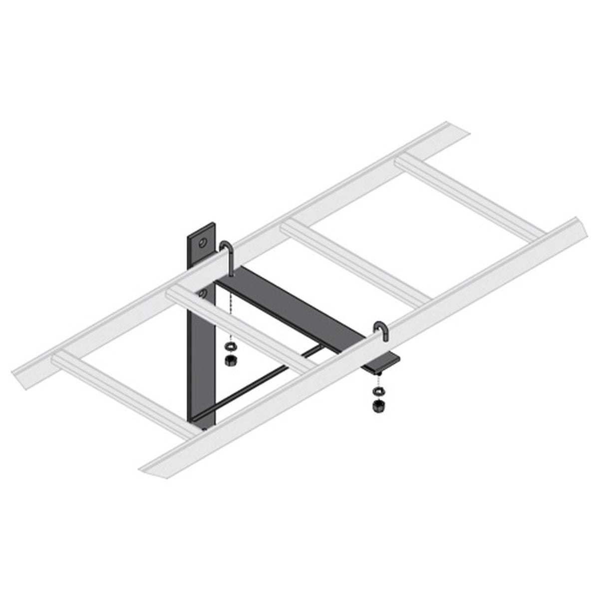 Middle Atlantic CLB-TSB | Triangle Wall Support Bracket, 12"W