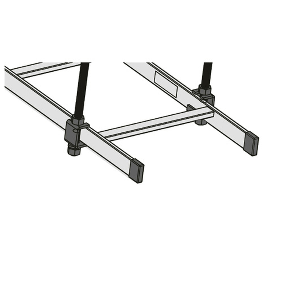Middle Atlantic CLH-EC-12 | Cable Ladder End Caps, 12 pc.
