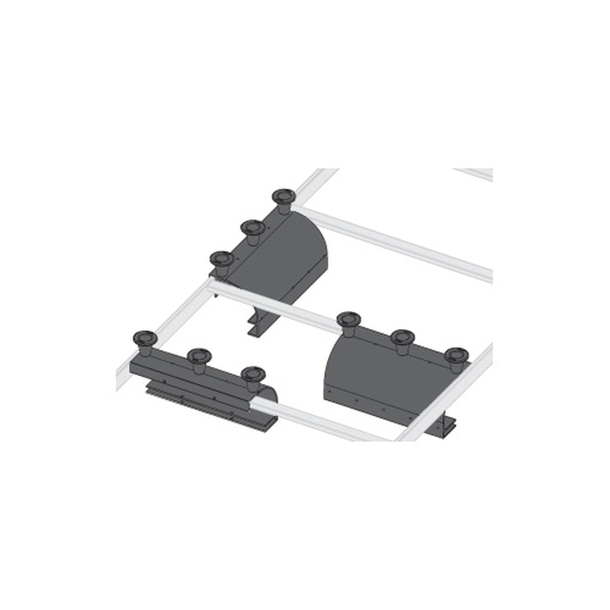 Middle Atlantic CLH-ED11 | Ladder End Drop with Spools, 11"W