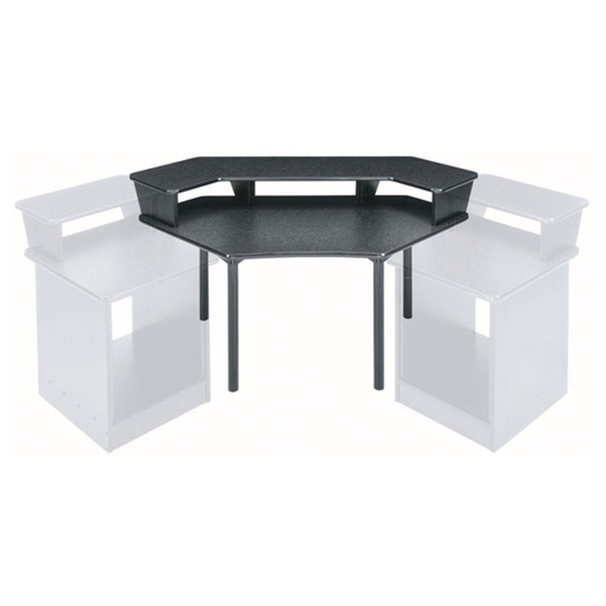 Middle Atlantic MDVCNR1 | Overbridge Corner Desk, MDV Series