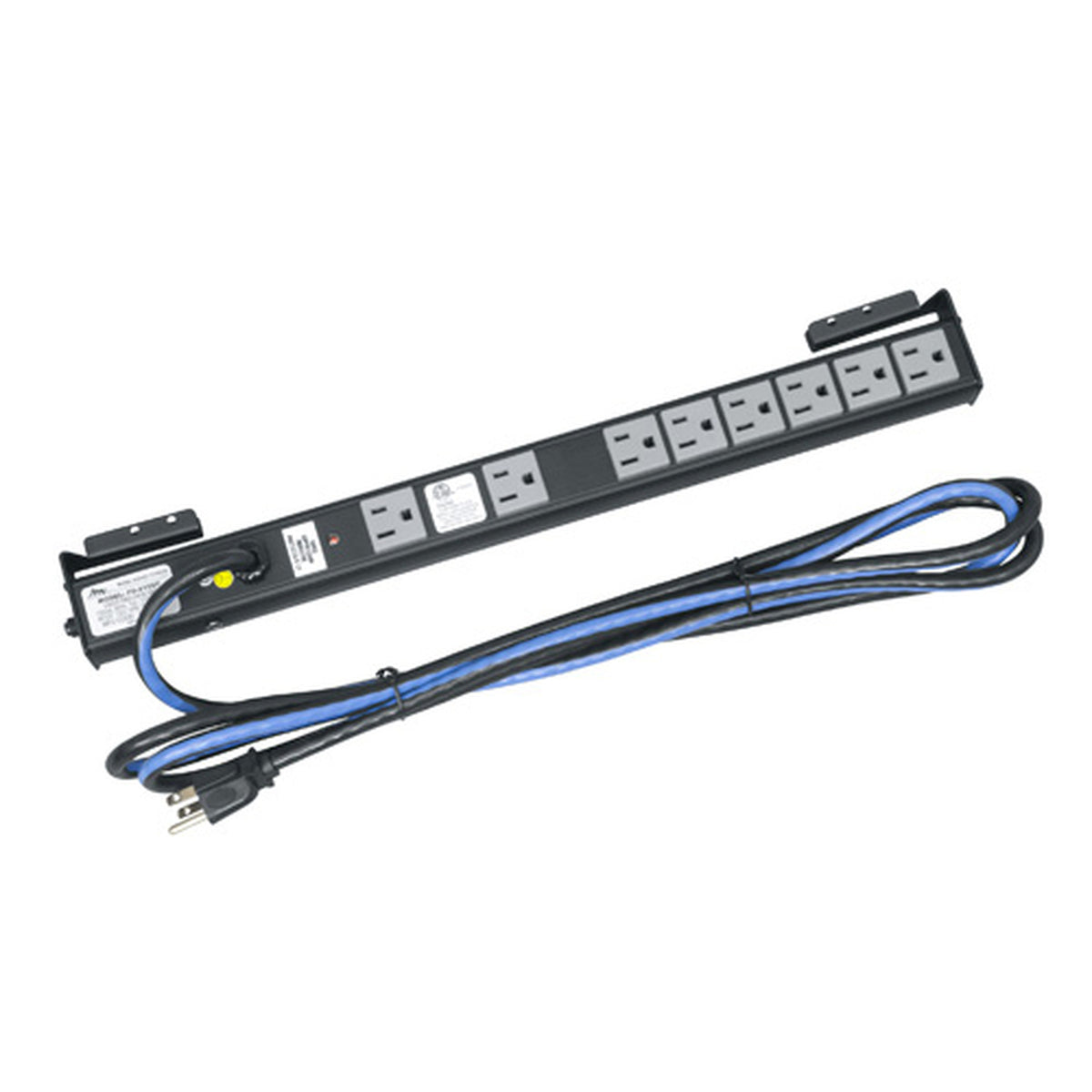 Middle Atlantic PD-815SC-PBSH | Shelf Mount Power, 8 Outlet, 15A, Basic Surge