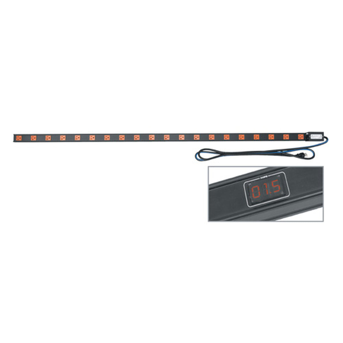 Middle Atlantic PDT2020CMNS | Power Strip, 20 Outlet, 20A, with Local Meter