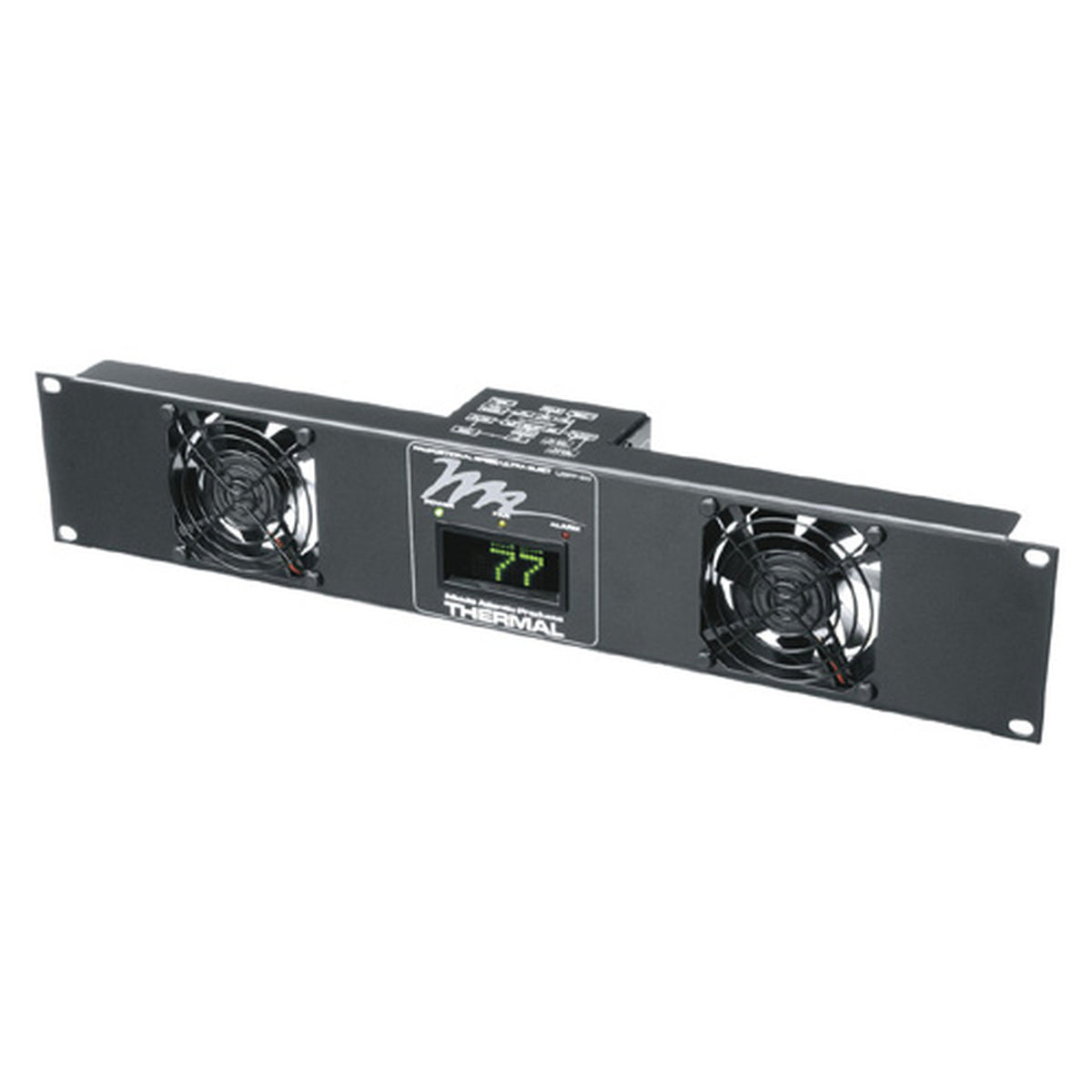 Middle Atlantic UQFP2D | Fan Panel, 50 CFM, 24dB, with Display