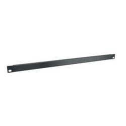 Middle Atlantic BL12 | P5512 1/2 Space Flanged Aluminum Blank Panel, 1/2 RU, 19 Inch Width x 0.518 Inch Depth x 0.875 Inch Height, Aluminum, Black Brushed and Anodized