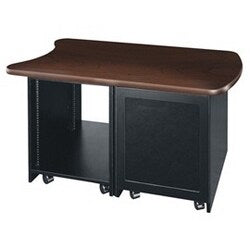Middle Atlantic D12D-DC | 12 Space 2 Bay Outboard Rack With Door, Dc