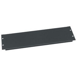 Middle Atlantic EB3-RP15 | Rack Panel, Blank, Flanged, 3Ru, 2 Mounting Point, 19" Width X 0.518" Depth X 5.25" Height, 16 Gauge Steel, Black Powder Coated, 15 Each Per Retail Pack