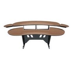 Middle Atlantic ELUR-HM | 84" Desk With 2 Rackbay Overbridge, Hm