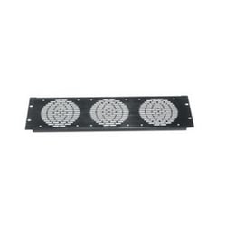 Middle Atlantic FP3 | Fan Panel, Accepts 3 Fans, Anodized, 3-Space Panel Holds Three 4-1/2" Fans, Anodized Finish