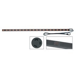 Middle Atlantic PDT2020TLMNS | Power Strip, 20 Outlet, 20A, with Local Meter, Twistlock Plug