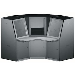 Middle Atlantic SC-3W2BK | Convective Configured, 3 Bay, 2 Wedge