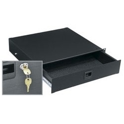Middle Atlantic TD2LK | Drawer, 2 Ru, Textured, With Lock