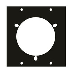 Middle Atlantic TW3B | Ucp Module, 3 Bolt Twistlock Punchout