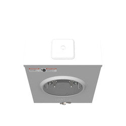 Milbank Mfg Co UAP7040-XL-TG-HSP | Meter Socket Single Position 4 Terminal Ringless, Overhead or Underground Service, Small Closing Plate, Triplex Ground, Aluminum Painted