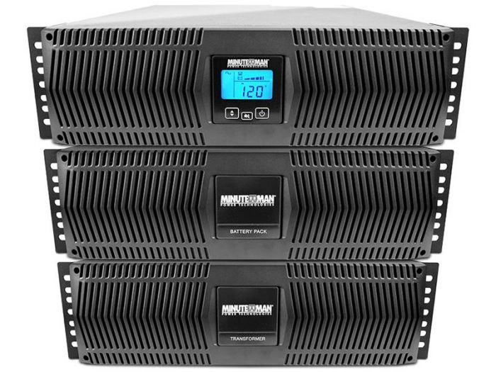 Minuteman ED8000RTXL5TF | Online 7.6Kva/6800W UPS 208V In, 120/208V Output