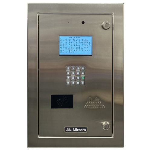 Mircom Technologies, Ltd. DP60C3P-4 | Reinforced Electronic Directory Flush Mount Voice Entry Systems