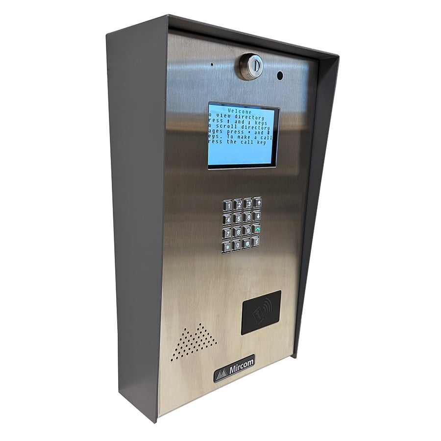 Mircom Technologies, Ltd. S202M-C10 | Reinforced Electronic Directory Surface Mount Voice Entry Systems