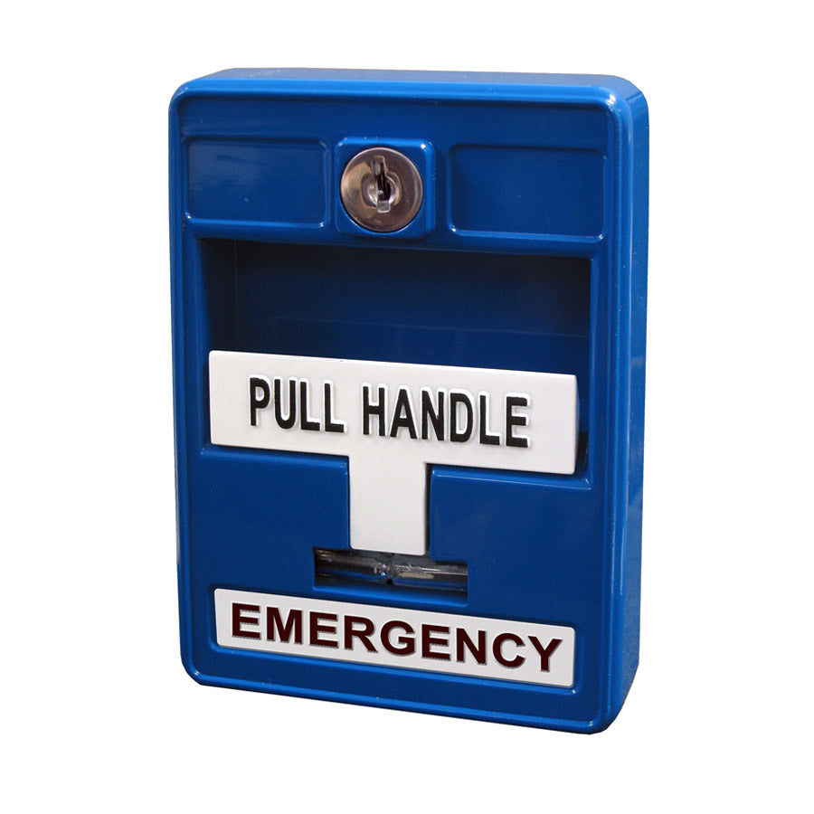 Mircom Technologies MS703U | Blue Pull Station, Form C, With Door Release