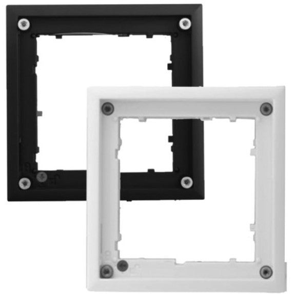 Mobotix MXOPTFLATMOUNTEXTBL | FlatMount Frame- black