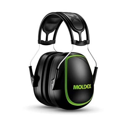 Moldex Metric 6130 | MX-6 Premium High Attenuation Earmuff NRR 30dB, Black/Green