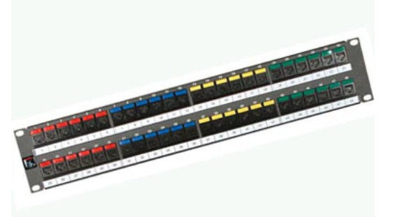 Molex PID-00142 | Patch Panel, 2U, 48-Port, Cat6, Steel, Gray