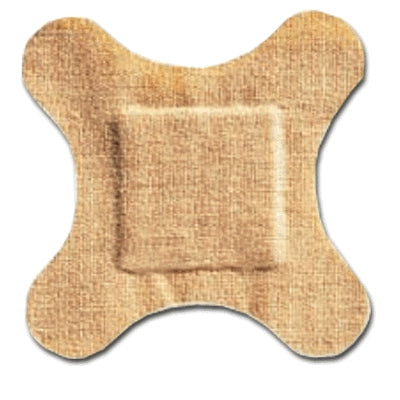 NDC 7645611 | Leukoplast Elastic Fabric Four Wing Bandages 3" X 3", 50/Box