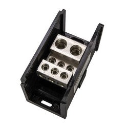 NSI Industries AL-P2-K6 | Power Distribution Block, (2) 350 Mcm-6 AWG (Line Side), (6) 2/0-14 AWG (Load Side), 620 A/Pole