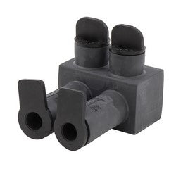 NSI Industries ISPB2/0-2 | 2/0-14 AWG Polaris EDGE EPDM Rubber Pedestal Connector, 2 port